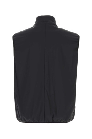 Black nylon sleeveless jacket HERNO LAMINAR (GI00205UL12853)