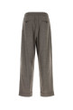 Брюки из смешанной шерсти коричневого цвета «Меланж» GIORGIO ARMANI (GM004537TE11804)