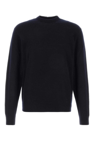 Midnight blue cashmere blend Giorgio Armani x Alanui sweater GIORGIO ARMANI X ALANUI (GM004546AF30180)