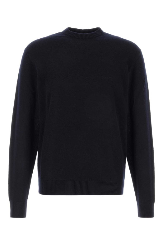 Midnight blue cashmere blend Giorgio Armani x Alanui sweater GIORGIO ARMANI X ALANUI (GM004546AF30180)