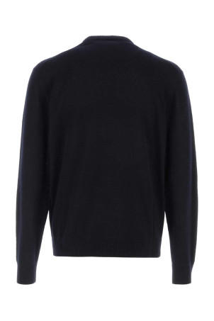 Midnight blue cashmere blend Giorgio Armani x Alanui sweater GIORGIO ARMANI X ALANUI (GM004546AF30180)