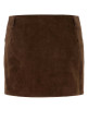 Brown suede mini skirt MARNI (GOMX0848QUULV894)