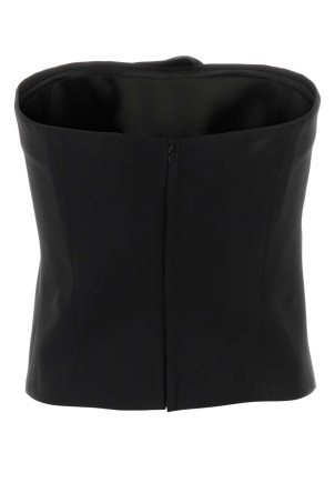 Black satin bodice GIORGIO ARMANI (GW002882TE10071)