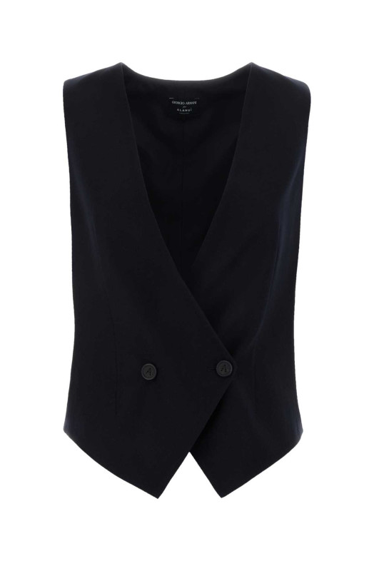 Midnight blue wool Giorgio Armani x Alanui vest GIORGIO ARMANI X ALANUI (GW003456TE10090)