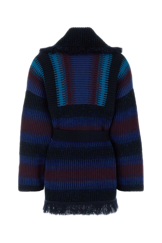 Кардиган GIORGIO ARMANI X ALANUI (GW004500AF30964) з вишивкою, виготовлений із суміші кашеміру, колекція Giorgio Armani x Alanui
