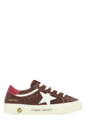 MAY SUEDE UPPER AND TOE LEATHER STAR AND HEEL SIGN GOLDEN GOOSE KIDS (GYF00496F008645)