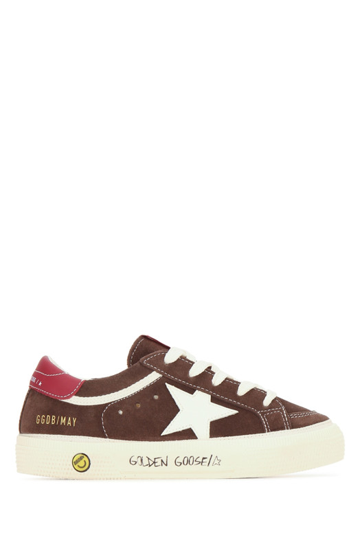 MAY SUEDE UPPER AND TOE LEATHER STAR AND HEEL SIGN GOLDEN GOOSE KIDS (GYF00496F008645)
