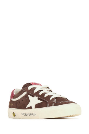 MAY SUEDE UPPER AND TOE LEATHER STAR AND HEEL SIGN GOLDEN GOOSE KIDS (GYF00496F008645)