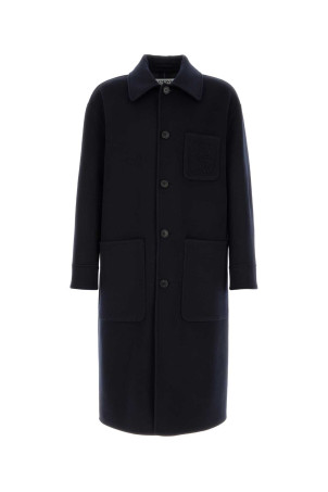 Navy blue wool blend coat LOEWE (H526Y01WDO)