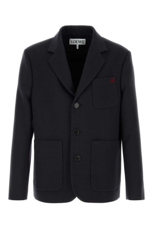 Navy blue wool blazer LOEWE (H526Y03WCW)