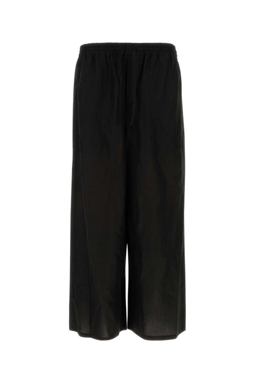 Black viscose blend Paula s Ibiza wide-leg pant Black LOEWE PAULA'S IBIZA (H616Y04XA7)