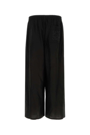 Black viscose blend Paula s Ibiza wide-leg pant Black LOEWE PAULA'S IBIZA (H616Y04XA7)