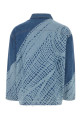Printed denim polo shirt BLUE LOEWE PAULA'S IBIZA (H616Y12X12)