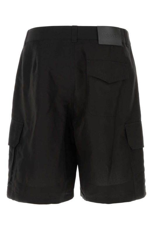 Black canvas Paula s Ibiza bermuda shorts Black LOEWE PAULA'S IBIZA (H616Y1AX11)