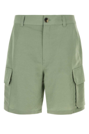 Sage green canvas Paula s Ibiza bermuda shorts LOEWE PAULA'S IBIZA (H616Y1AX11)