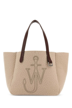Beige fabric Belt shopping bag Black JW ANDERSON (HB0545FA0468)