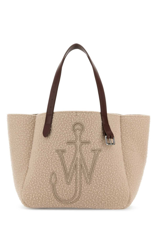 Beige fabric Belt shopping bag Black JW ANDERSON (HB0545FA0468)