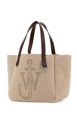 Beige fabric Belt shopping bag Black JW ANDERSON (HB0545FA0468)