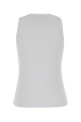 White cotton tank top BALMAIN (HF1EB075BD10)