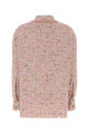Разноцветная твидовая рубашка BALMAIN (HF1HD005XM17)