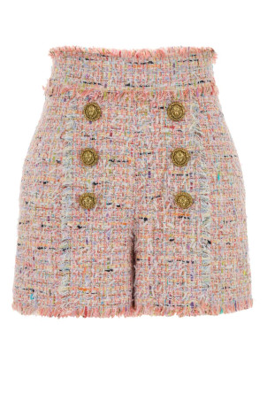 Multicolor tweed shorts BALMAIN (HF1PA313XM17)
