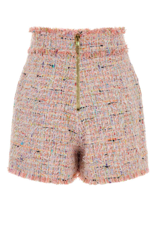 Multicolor tweed shorts BALMAIN (HF1PA313XM17)