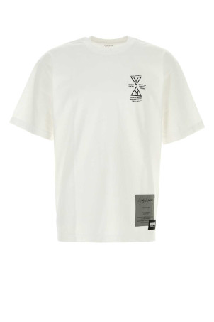 White cotton Yohji Yamamoto x Neighborhood t-shirt Black YOHJI YAMAMOTO (HKT96996)