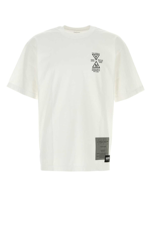 White cotton Yohji Yamamoto x Neighborhood t-shirt Black YOHJI YAMAMOTO (HKT96996)