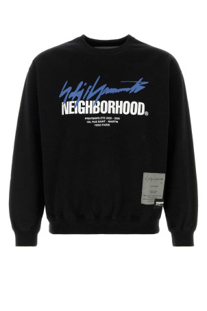 Black cotton Yohji Yamamoto X Neighborhood sweatshirt YOHJI YAMAMOTO (HKT99999)