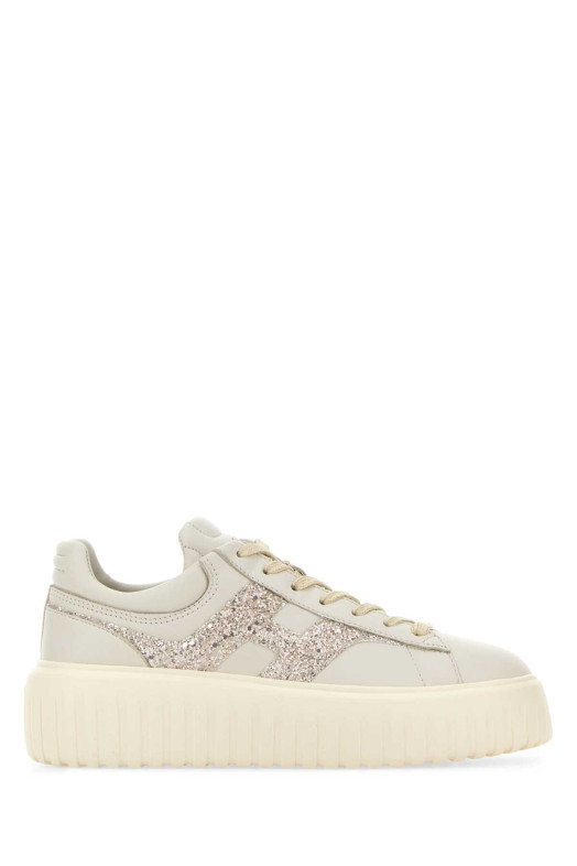 Chalk leather sneakers HOGAN (HXW6450FE91UXM)