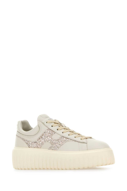 Chalk leather sneakers HOGAN (HXW6450FE91UXM)