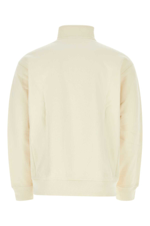 Ivory cotton blend Half Zip American Script Sweat CARHARTT WIP (I027014)
