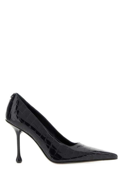 Black leather Ixia pumps Blue JIMMY CHOO (IXIA95CBH)