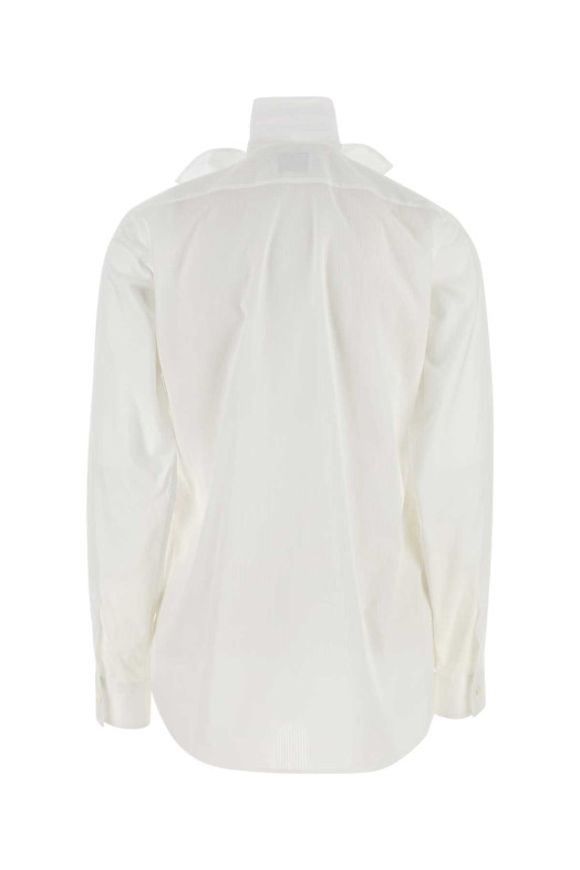Embroidered cotton shirt MOSCHINO (J02035432)