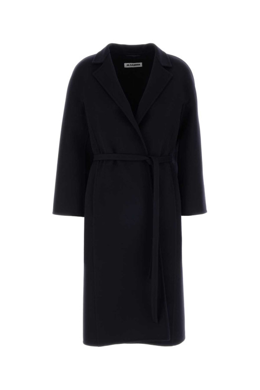 Midnight blue wool coat JIL SANDER (J02AA0199J40035)