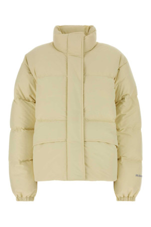 Cream polyester down jacket JIL SANDER (J02AF0136J74276)