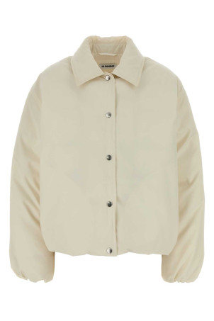 ivory polyester down jacket JIL SANDER (J02AF0140J74454)