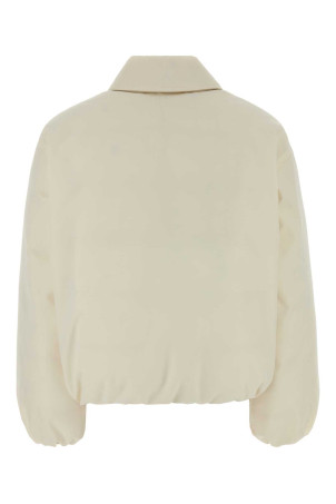 ivory polyester down jacket JIL SANDER (J02AF0140J74454)