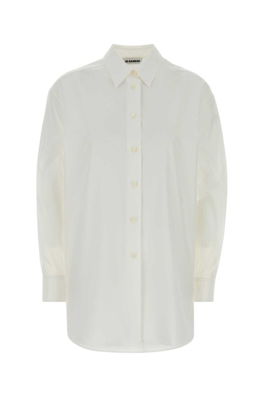 White poplin shirt White JIL SANDER (J02DL0319J45342)