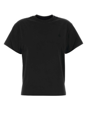 Black cotton t-shirt set JIL SANDER (J02GC0161J45048)
