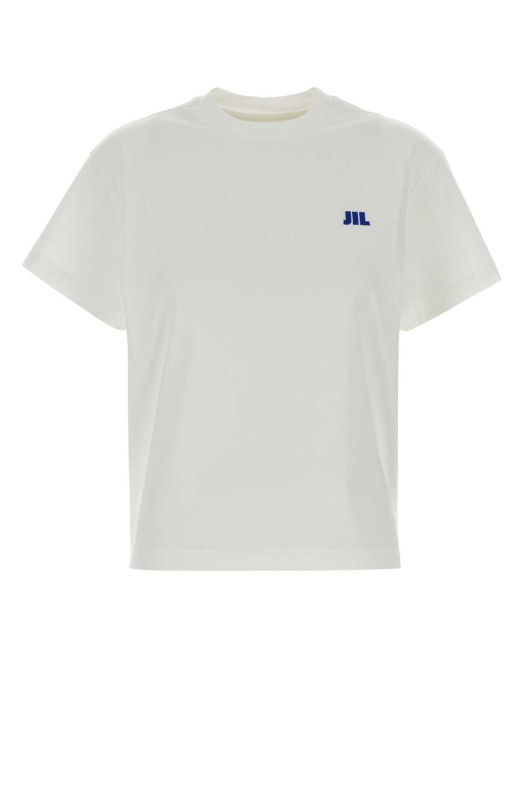 White cotton t-shirt White JIL SANDER (J02GC0163J45048)