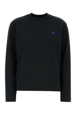 Black cotton t-shirt JIL SANDER (J02GC0164J45048)