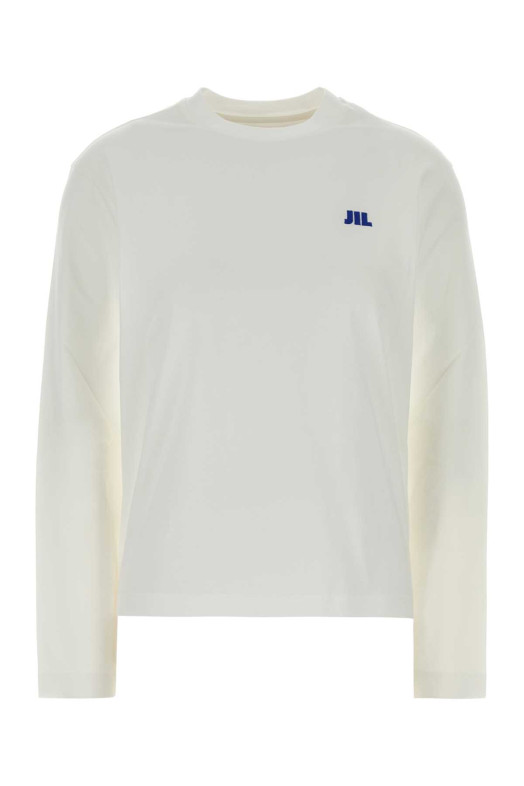 White cotton t-shirt White JIL SANDER (J02GC0164J45048)