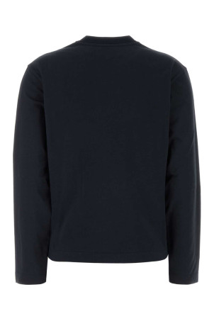 Midnight blue cotton t-shirt JIL SANDER (J02GC0164J45048)
