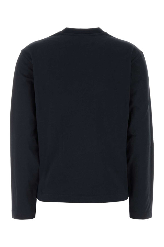 Бавовняна футболка темно-синього кольору JIL SANDER (J02GC0164J45048)