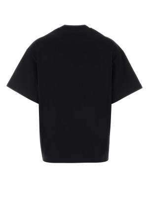 Black cotton t-shirt JIL SANDER (J02GC0173J20348)