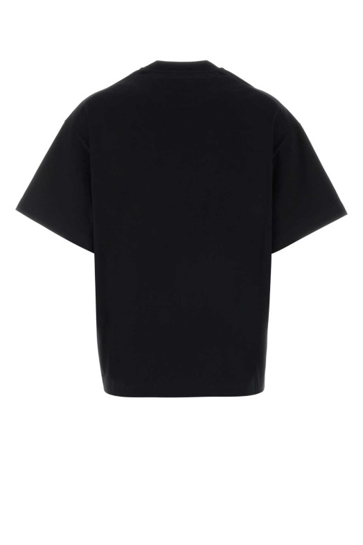 Black cotton t-shirt JIL SANDER (J02GC0173J20348)