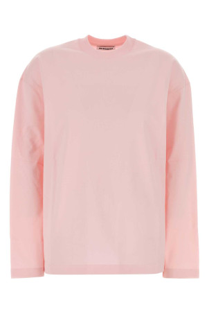 Pink cotton t-shirt JIL SANDER (J02GC0174J20348)