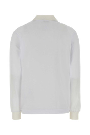White piquet polo shirt White JIL SANDER (J02GL0121J20374)