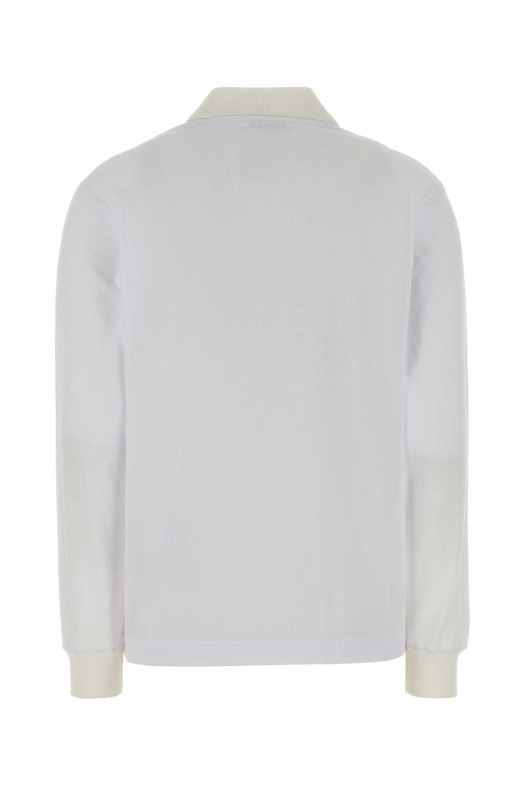 White piquet polo shirt White JIL SANDER (J02GL0121J20374)